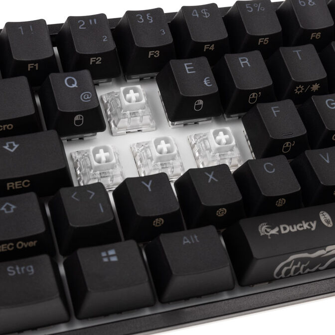 Ducky One 2 Pro Mini Gaming Keyboard, RGB LED - Kailh White image number 7