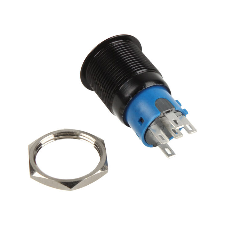 DimasTech Vandalism switch/button 19mm - Blackline - yellow image number 3