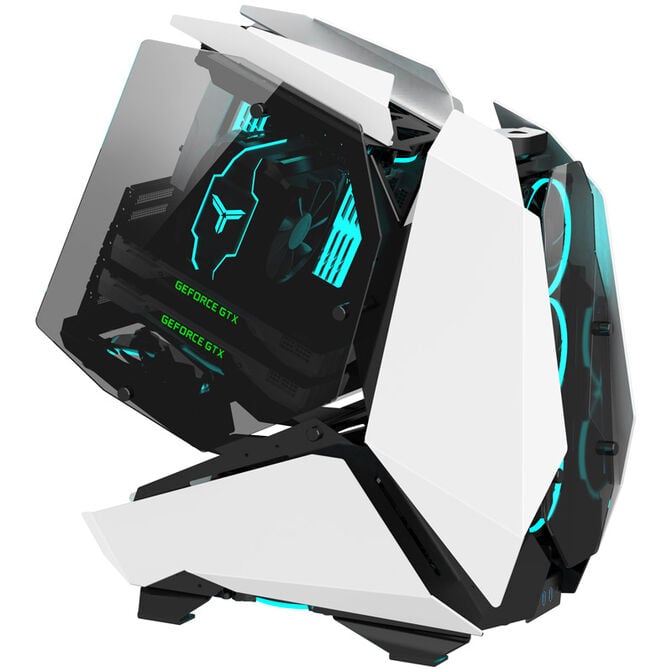 Jonsbo MOD5 Big-Tower Showcase, Tempered Glass - wei&szlig; image number 5