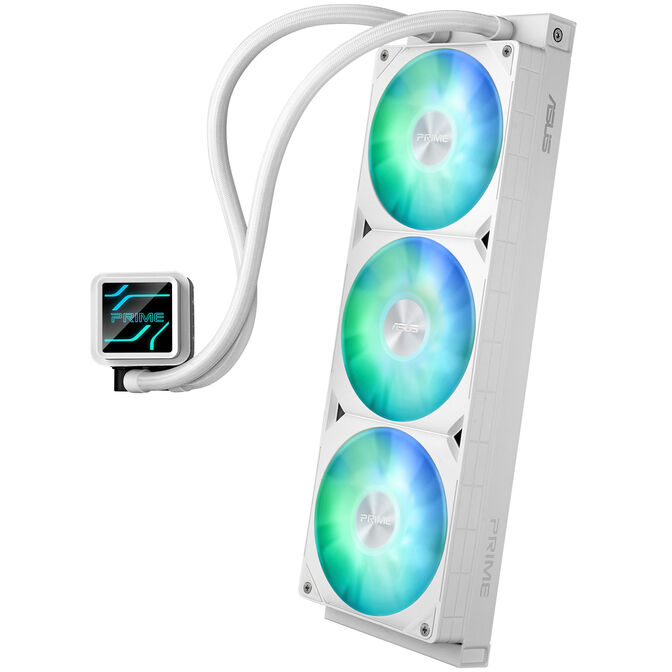 ASUS PRIME LC 360 ARGB AiO Wasserk&uuml;hlung - 360mm, wei&szlig; image number 2
