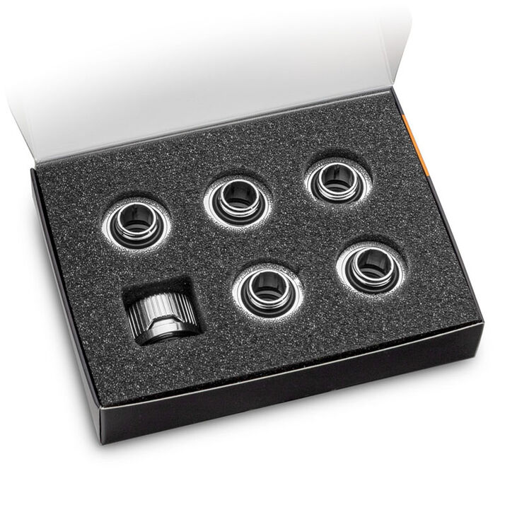 EK Water Blocks EK-Quantum Torque HDC 14 - 6er-Pack, silber image number 1