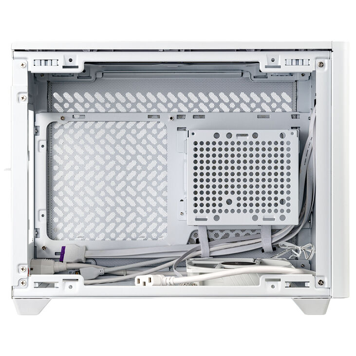 Cooler Master MasterBox NR200P V2 Mini-ITX Gehäuse, Tempered Glass - weiß image number 5