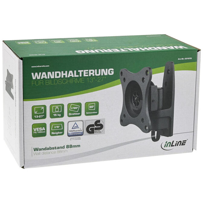 InLine wall mount for TFT monitors image number 2