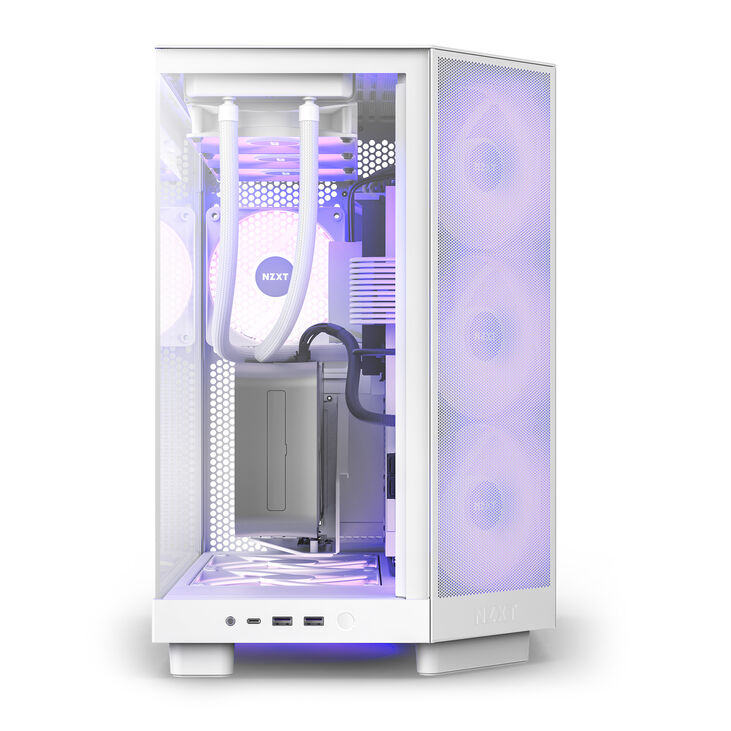 NZXT H6 Flow RGB Midi-Tower - Weiß image number 16