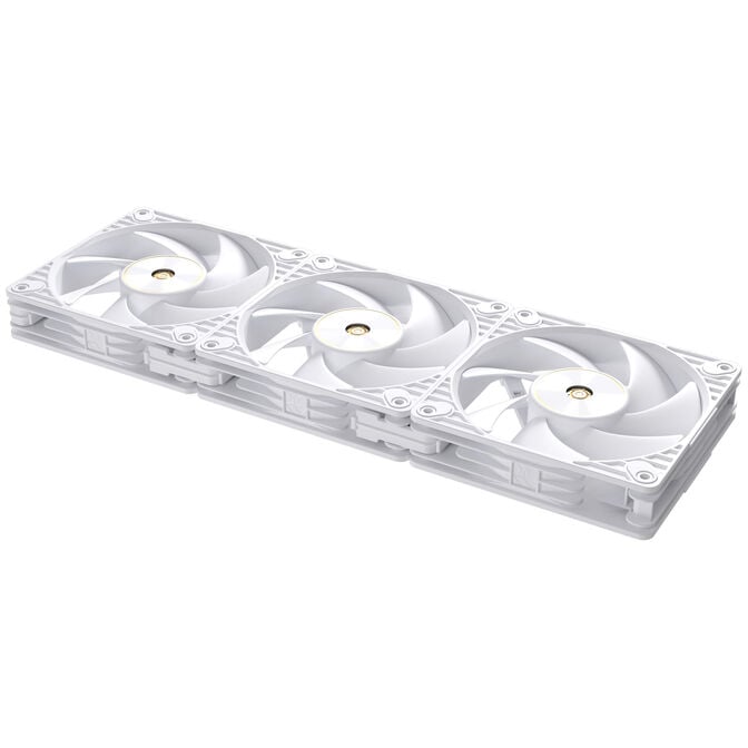 ASUS ProArt PF120 PWM Geh&auml;usel&uuml;fter, 3.000 U/min, 28 mm - 3er-Pack, wei&szlig; image number 2