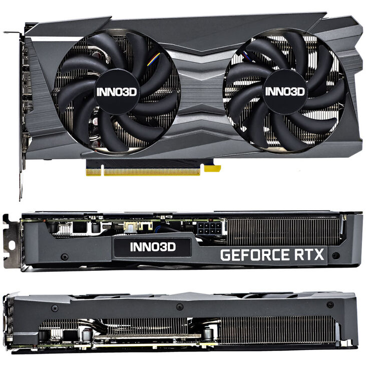 INNO3D GeForce RTX 3060 Twin X2 OC LHR, 12288 MB GDDR6 image number 2