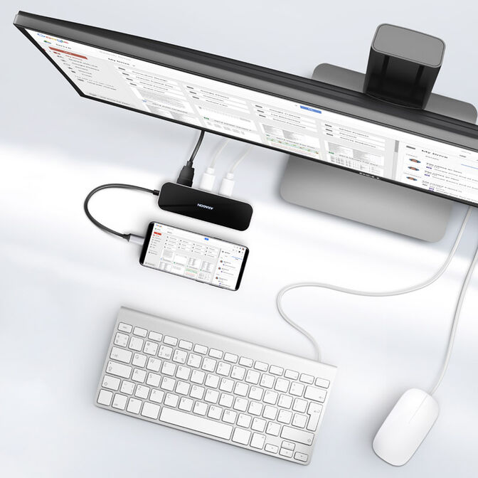 AXAGON HMC-6GL USB-Hub, 3x USB-3.0, 1x RJ-45, 1x HDMI image number 2