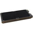 Phobya R27-S280 Radiator, 280 mm radiator, 18 FPI, copper fins, 2x G1/4-inch connectors &ndash; black image number null