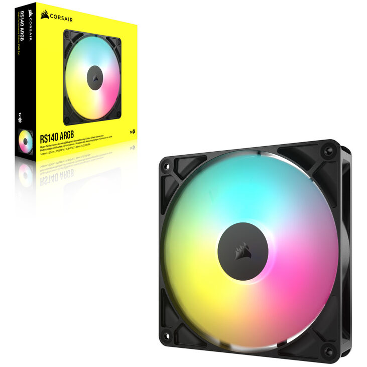 Corsair RS ARGB PWM Lüfter - 140 mm, schwarz image number 10