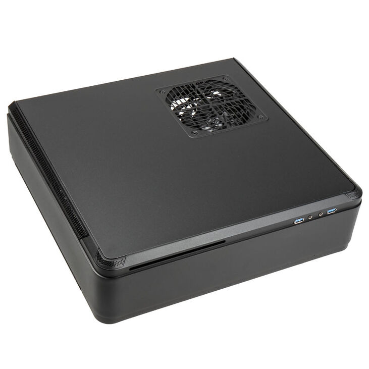 SilverStone SST-FTZ01B Fortress Mini-ITX Gehäuse - schwarz image number 9