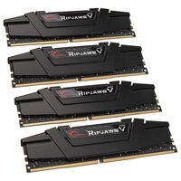 G.Skill RipJaws V, DDR4-3200, CL16 - 64 GB Quad-Kit, schwarz