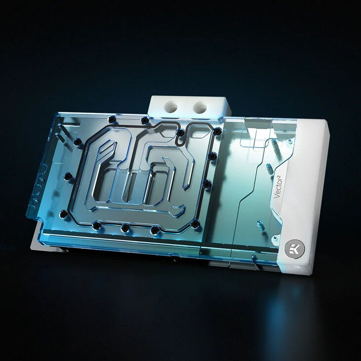 EK Water Blocks EK-Quantum Vector² Strix/TUF RTX 4090 D-RGB - White Edition image number 2