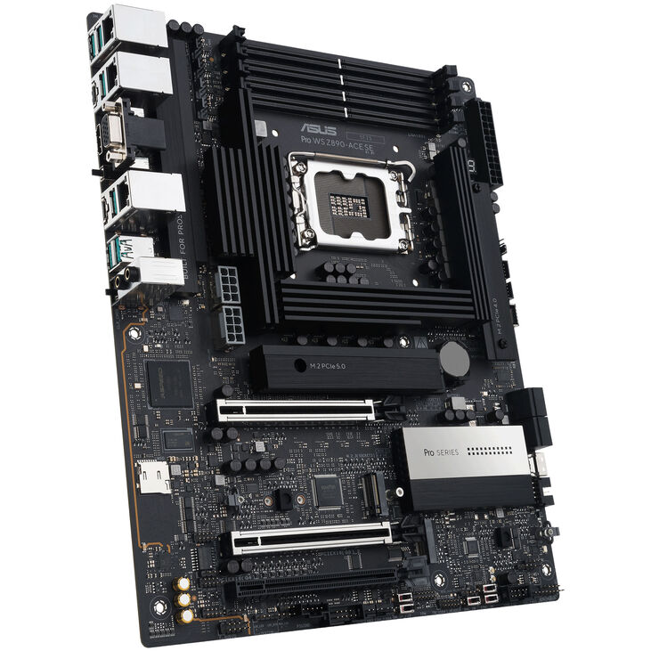 ASUS Pro WS Z890-ACE SE motherboard, LGA 1851 socket, Intel Z890, ATX, DDR5 image number 5
