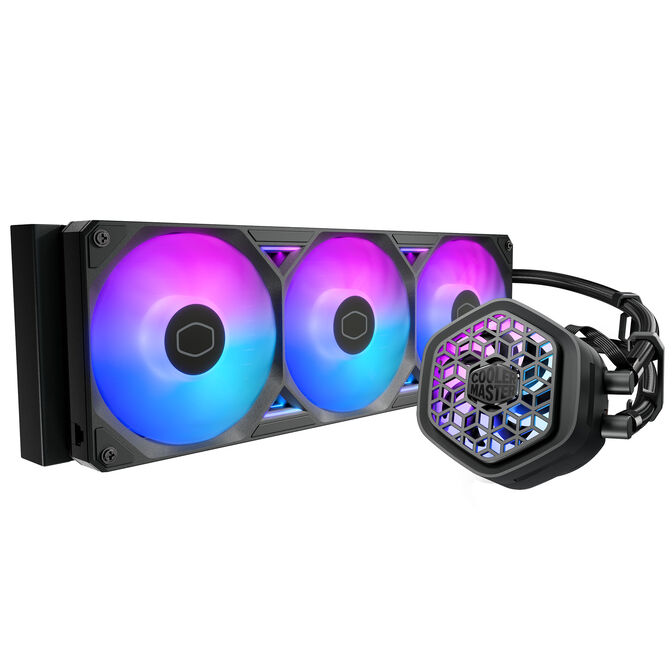 Cooler Master MasterLiquid 360 Atmos 2 VRM AIO Cooler - Black image number 1