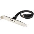 InLine Slotblende USB Typ-C zu USB 3.1 Frontpanel Key-A intern, 0,5m image number null