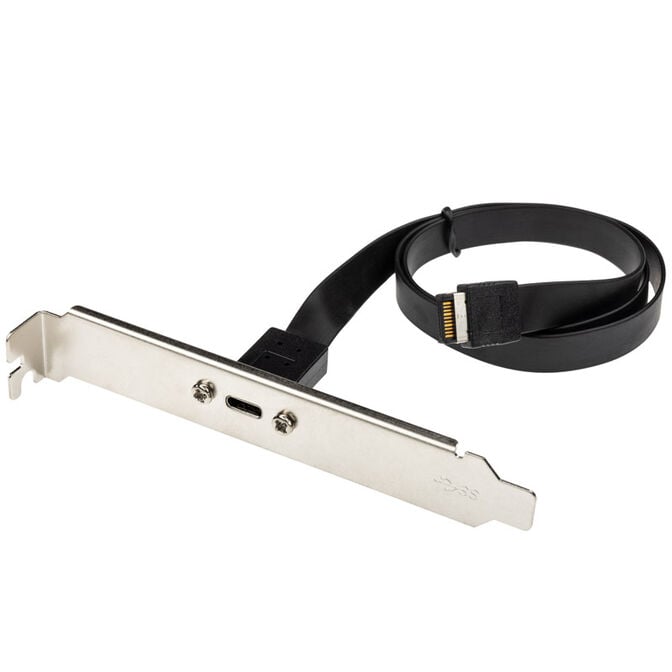InLine Slotblende USB Typ-C zu USB 3.1 Frontpanel Key-A intern, 0,5m image number 0