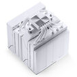 Jonsbo CC90 CPU-K&uuml;hler, Dual-Tower, 130mm PWM-L&uuml;fter, Segmentanzeige - schwarz image number null