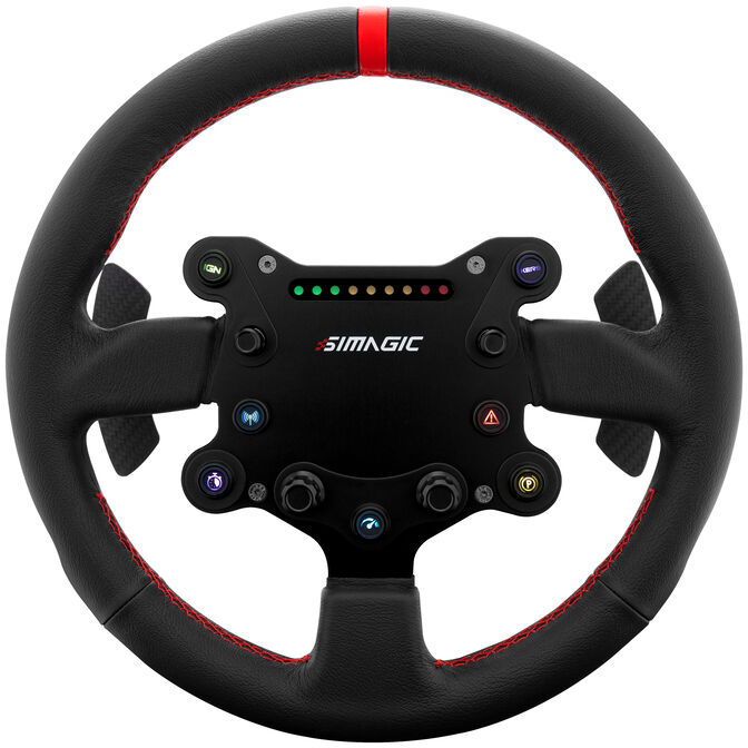 Simagic GTS Steering Wheel with Quick Release - Leather, 30 cm image number 1