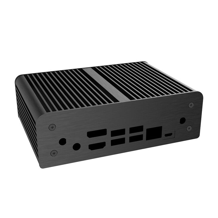 Akasa Machina N Fanless Gehäuse (für NVIDIA Jetson Xavier und Nano) - schwarz, aluminium image number 3