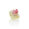 Ducky TTC Gold Pink Switch, mechanical, 3-Pin, linear, MX-Stem, 37g - 110 pieces image number null