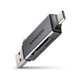 AXAGON CRE-DAC External USB 3.2 Gen1 Type-C+Type-A 2-slot SD/microSD image number null