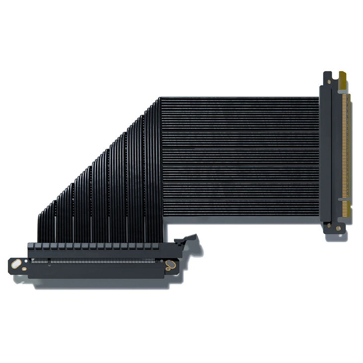 SSUPD PCIe 5.0 Riser-Kabel, schwarz – 200mm, Female Reverse image number 0