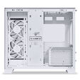 Lian Li O11 Dynamic Mini V2 Flow PC Case, Mini Case, ATX, Tempered Glass - including 5x 120mm fans, white image number null