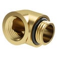 Barrow Dazzle Adapter 90 Grad G1/4 Zoll AG auf G1/4 Zoll IG - gold image number null