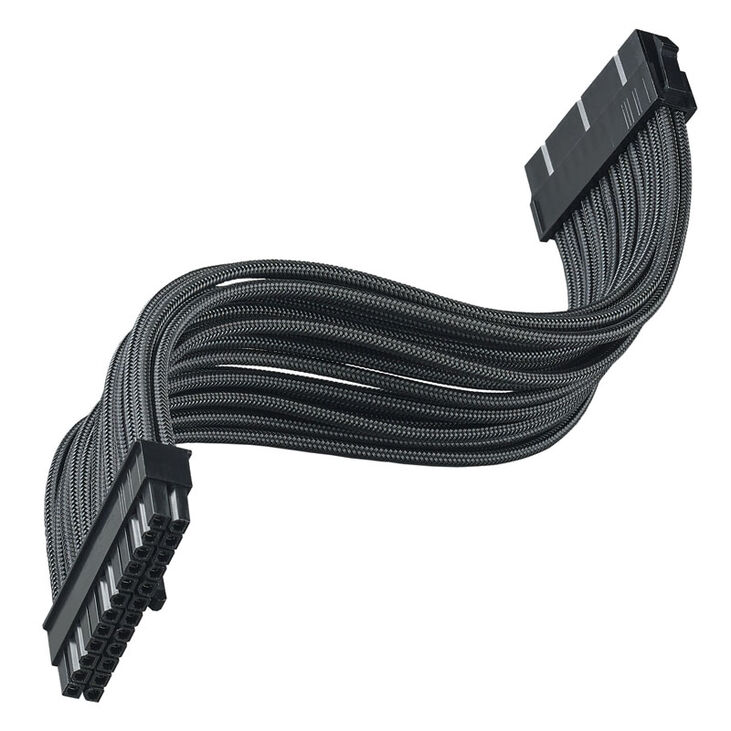 SilverStone ATX 24-Pin-Kabel, 300mm - schwarz image number 1