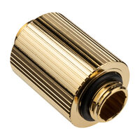 EK Water Blocks EK-Quantum Torque G1/4 Inch Extension Straight MM 28 - gold