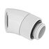 Barrow Adapter 45 Degree G1/4 Inch Male to G1/4 Inch Female - Rotatable, White image number null
