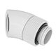Barrow Adapter 45 Degree G1/4 Inch Male to G1/4 Inch Female - Rotatable, White