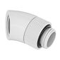 Barrow Adapter 45 Degree G1/4 Inch Male to G1/4 Inch Female - Rotatable, White