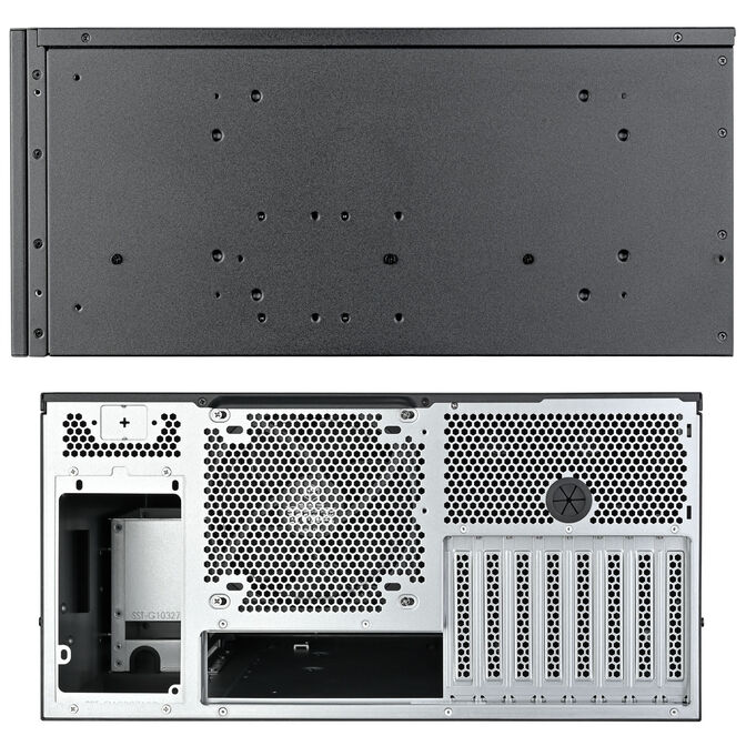 SilverStone RM53-502 Server Case, Rackmount, SSI-EEB, Mesh - Black image number 7