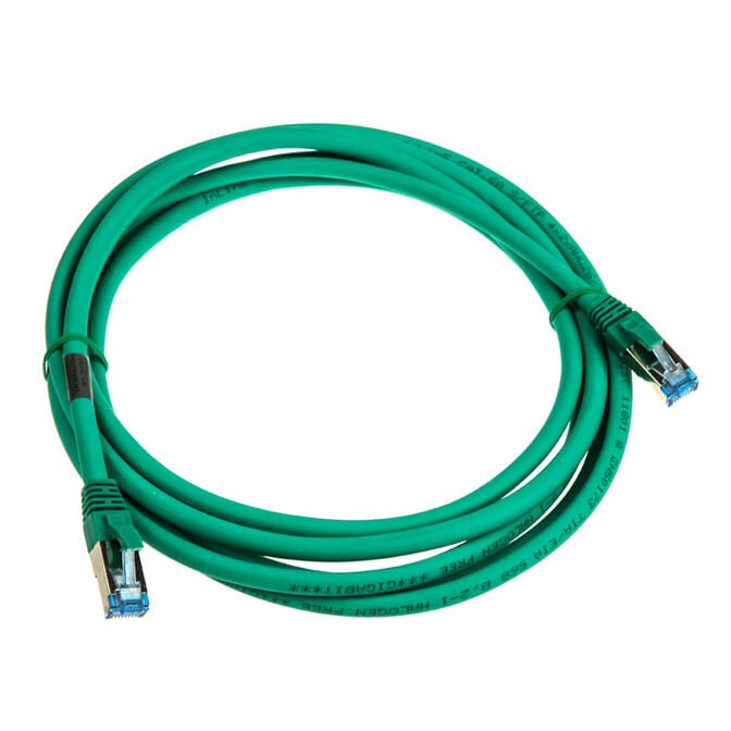 InLine Patchkabel Cat.6A, S/FTP (PiMf), 500MHz, gr&uuml;n - 3m image number 1