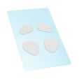 Endgame Gear XM1 Mouse Skates, 99.5% PTFE, white - Single Set image number null