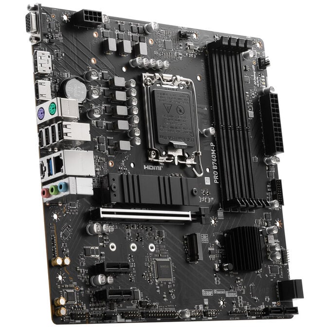 MSI Pro B760M-P, Socket LGA 1700, Intel B760M, Micro-ATX - DDR5 image number 1