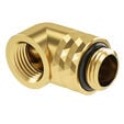 Barrow Dazzle Adapter 90 Grad G1/4 Zoll AG auf G1/4 Zoll IG - drehbar, gold image number null
