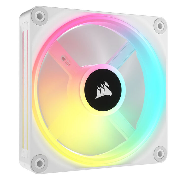 Corsair iCUE LINK QX120 RGB Series, PWM fan, 3-pack including RGB controller - 120mm, white, Starter image number 1