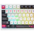 ASUS ROG Azoth X Gaming-Tastatur, 75%, Hot-Swap, OLED-Display, Tri-Mode, CH - wei&szlig; image number null