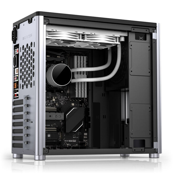 Jonsbo D40 ATX Gehäuse, Tempered Glass - silber image number 7