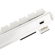 Ducky One 2 Pro Mini White Edition Gaming Keyboard, RGB LED - Cherry Brown image number null