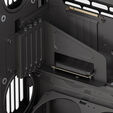 HAVN HS 420 VGPU PC Case, Mid Tower, E-ATX, Tempered Glass, PCIe 5.0 Riser Cable - Black image number null
