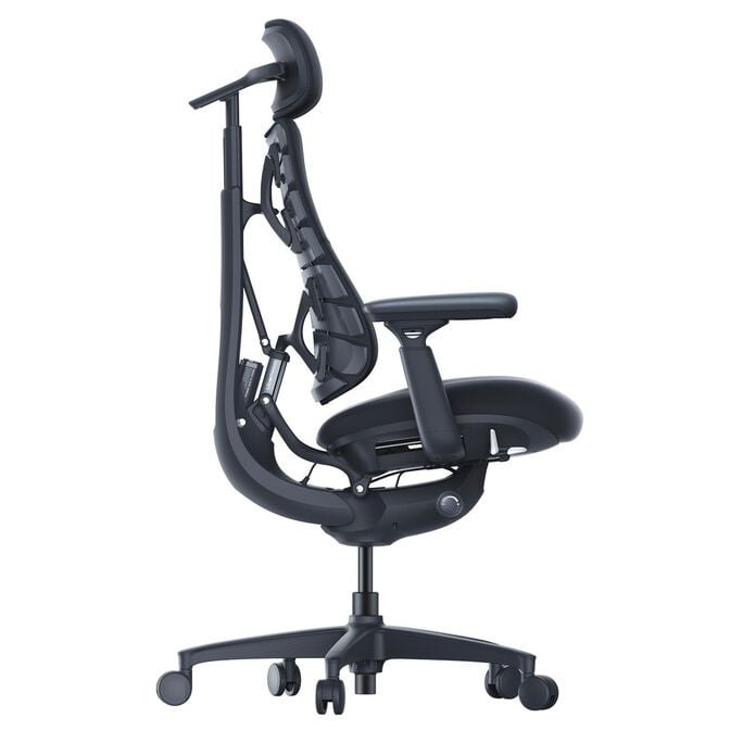 LiberNovo Omni B&uuml;rostuhl, aktive R&uuml;ckenlehne, Massage - schwarz image number 2