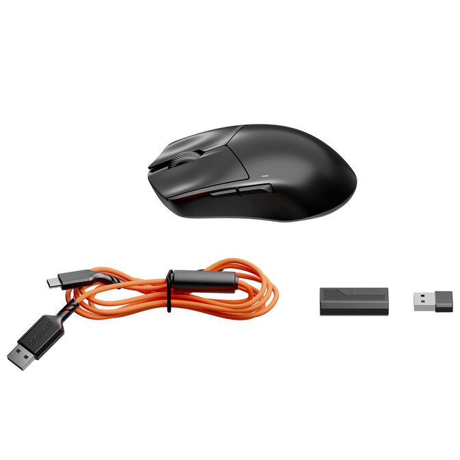be quiet! Dark Perk Sym Gaming-Maus, kabellos, 32.000 DPI, 8.000 Hz - schwarz image number 6
