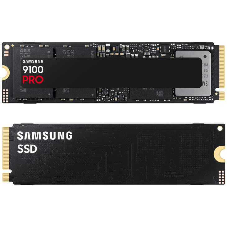 Samsung 9100 PRO Series NVMe SSD, PCIe 5.0 M.2 Typ 2280 - 1TB image number 3