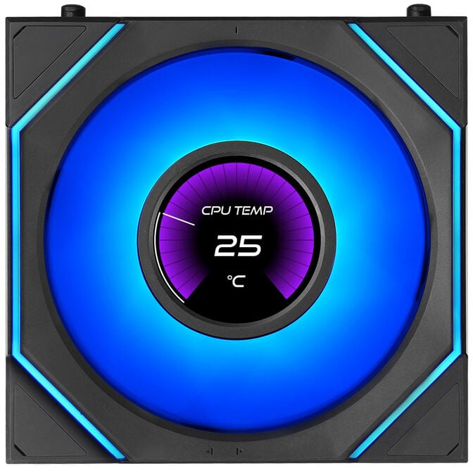Lian Li UNI FAN SL-INF LCD FLEX Wireless Fan, ARGB and LCD - 120mm, black image number 2