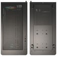 Montech XR Wood PC-Geh&auml;use, Midi-Tower, ATX, ARGB, Tempered Glass - schwarz image number null