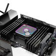 Alphacool Core 1 Aurora CPU-K&uuml;hler - A-RGB, Carbon image number null
