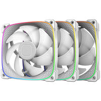 Geometric Future Squama 2503W RGB Fan, 3-pack - 120 mm, white